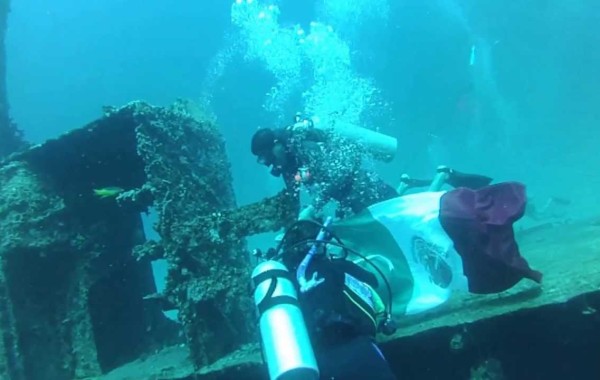 Wreck Dive c55 Barrera  Cancun