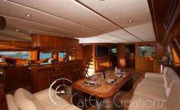 74′ Power Catamaran Internal galley internal