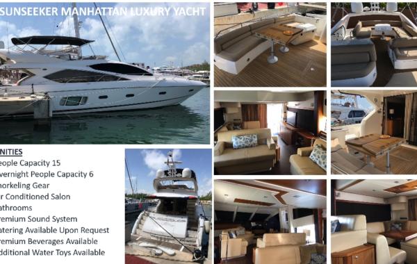64’ Sunseeker Manhattan Luxury Yacht