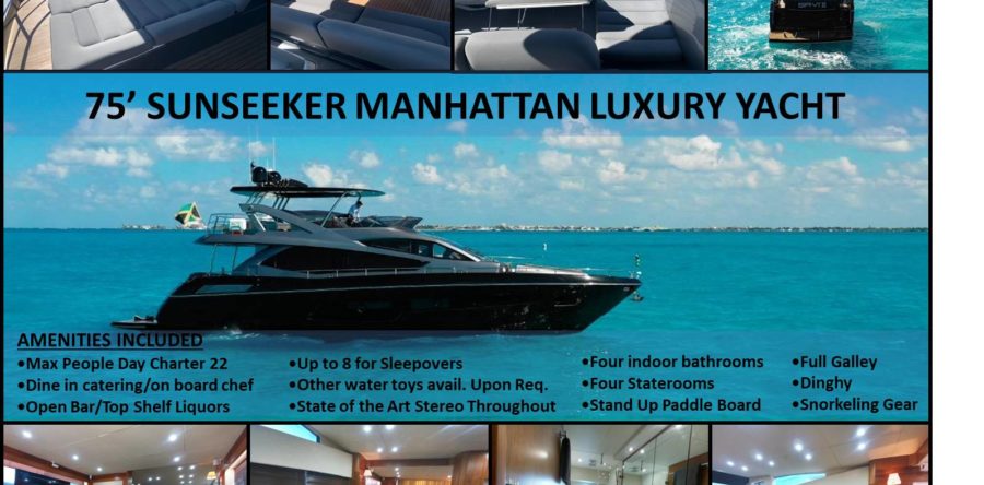 75’ Sunseeker Manhattan Luxury Yacht