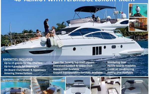 48′ Azimut With Flybridge Luxury Yacht