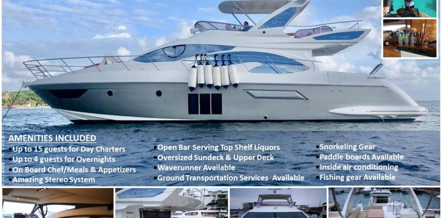 54′ Azimut With Flybridge Luxury Yacht