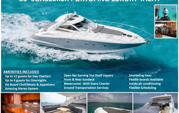 53′ Sunseeker Portofino Luxury Yacht